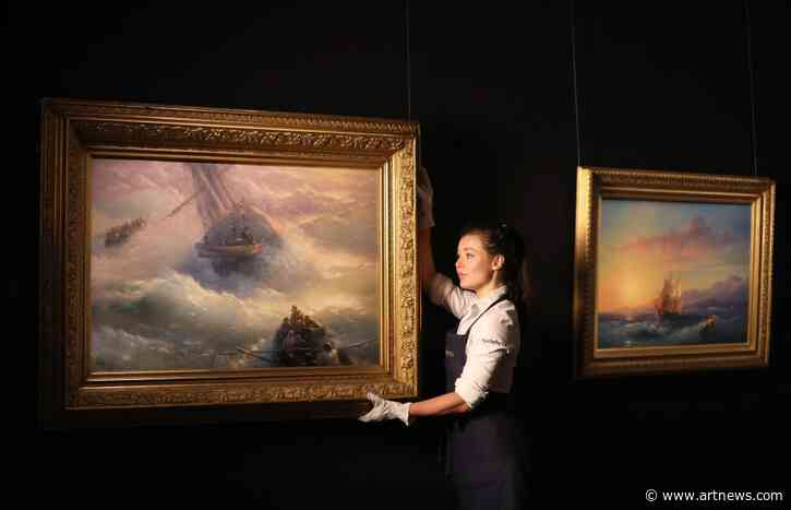 The State Russian Museum Has Restored Ivan Aivazovsky Seascape Painting Ahead of Major Retrospective