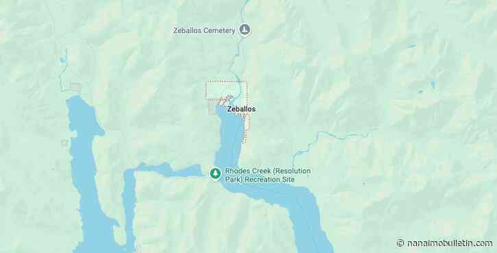 Rock slide blocks road to Zeballos