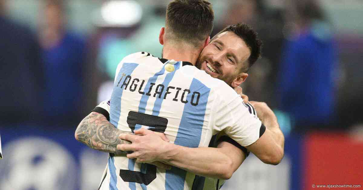 Tagliafico richt zich tot afzwaaiende Messi: 'Had het geluk hem lange tijd mee te maken'
