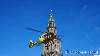 Traumahelikopter geland op de Grote Markt