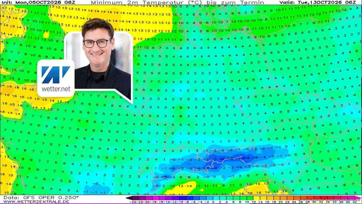Wetterwende trifft Deutschland: Auf 25 Grad folgen Frost und Kälte – sogar Neuschnee möglich