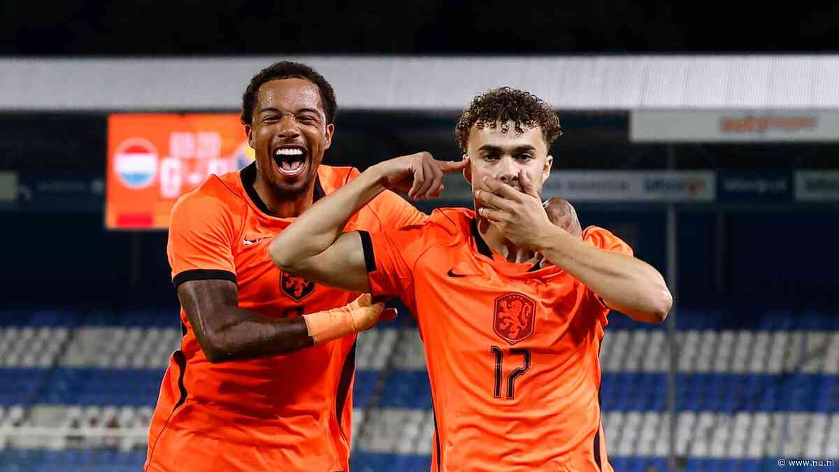 Jong Oranje op de valreep naar play-offs EK door zege op Bosnië en hulp Noren
