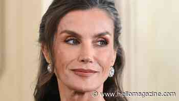 Queen Letizia wears figure-hugging velvet gown and diamonds for historic night in Finland
