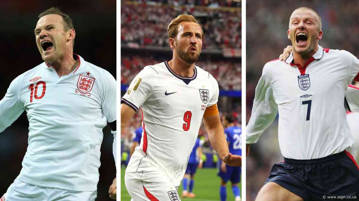 Harry Kane, Peter Shilton have the most England caps - which legends can't match their 125?