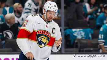 Panthers' Barkov avoids surgery, will miss 6-8 weeks