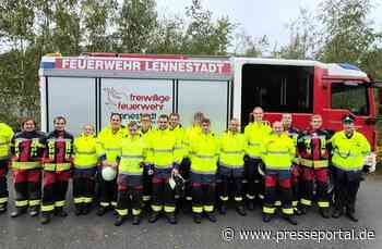 FW-OE: 15 neue Maschinisten für die Feuerwehr Lennestadt