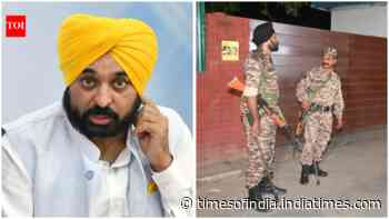 CBI raids CM Bhagwant Mann’s camp office, his OSD’s home in graft probe