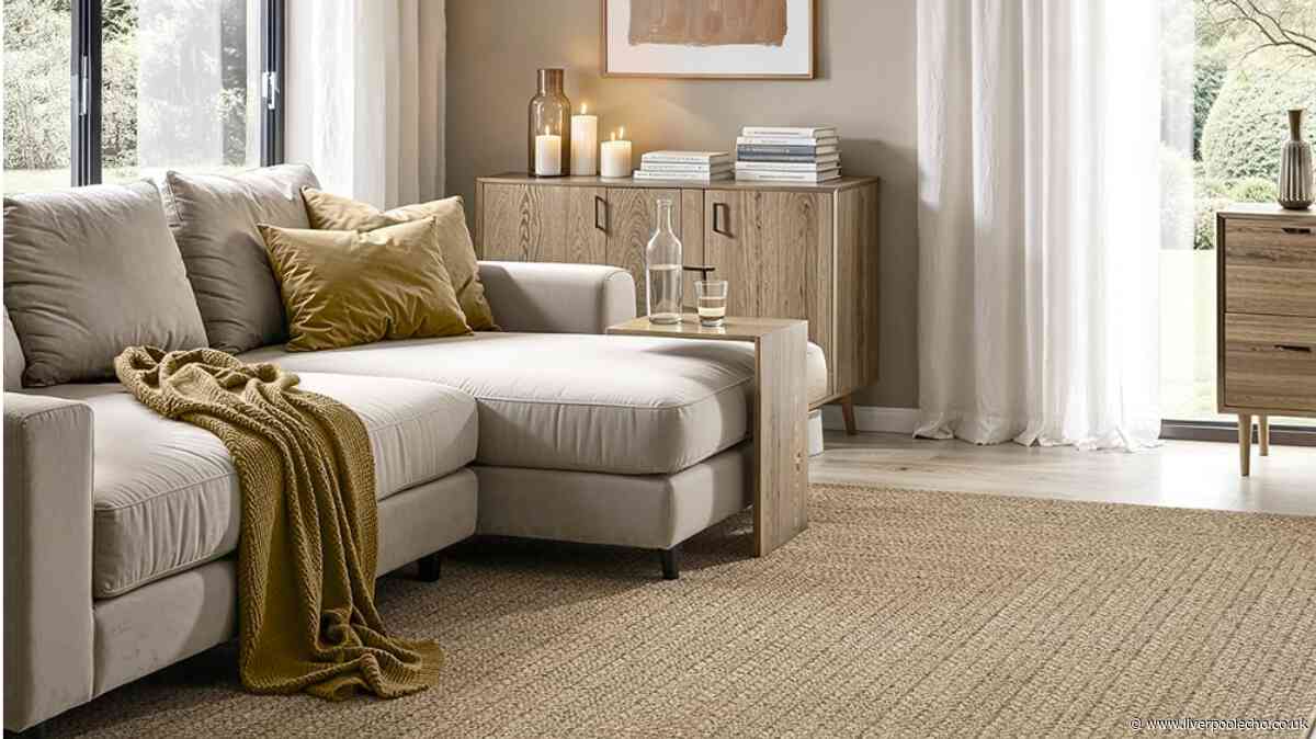 Shoppers love reduced 'rustic style' rug that makes the room cosy