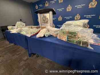 Police seize cocaine valued at $1.5M, about $750K in cash in raid on St. Vital house