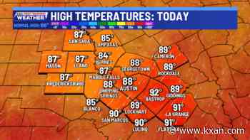 Coolest temperatures since May arrive tonight