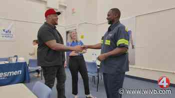 Bills' Dion Dawkins hosts community job fair