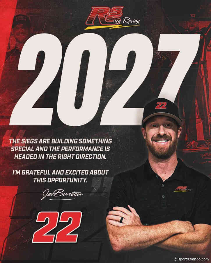 Jeb Burton to RSS Racing NASCAR O'Reilly Team in 2027