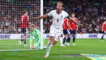 Harry Kane fleurt recordinterland op met twee goals voor Engeland, PSV’er Ivan Perisic krijgt rood en verliest met Kroatië van Spanje