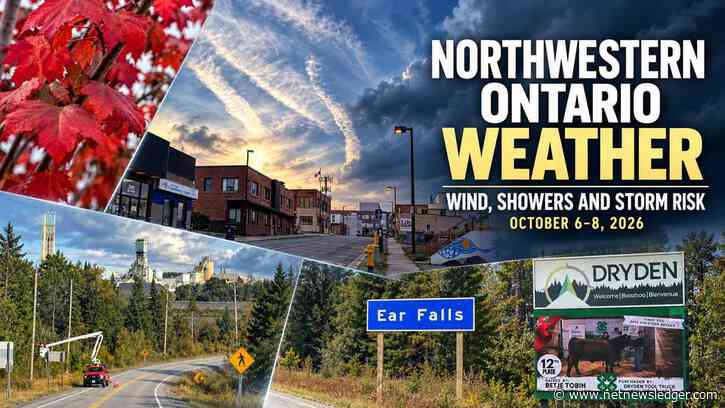 Northwestern Ontario Weather: Windy Tuesday, Showers and Storm Risk Wednesday