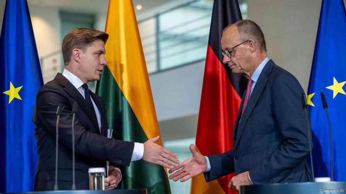 Litauens Premier preist Merz – und warnt vor dem Kreml: „Fault von innen“