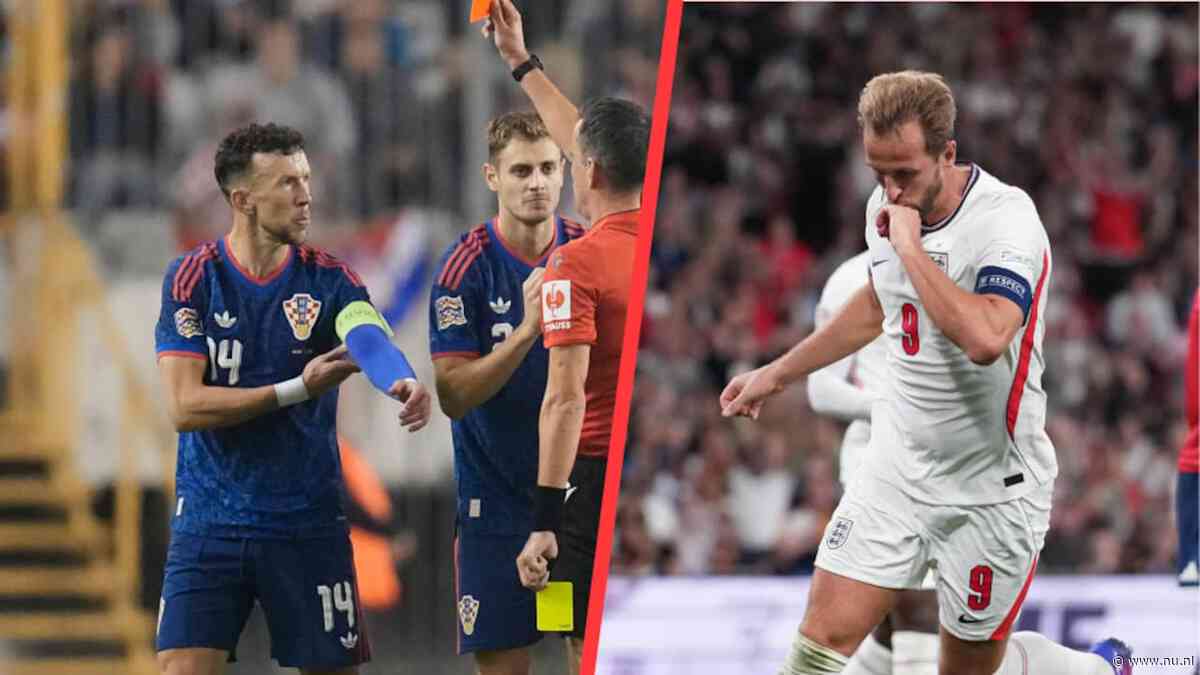 Doelpunt én rood Perisic tegen Spanje, feestavond voor recordinternational Kane