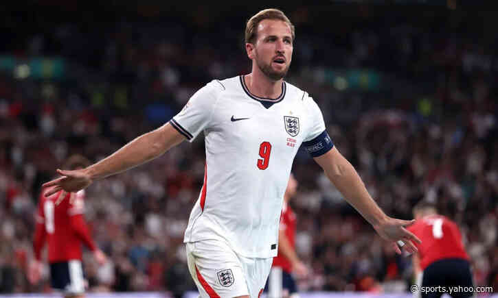 History-making Harry Kane scores twice as England beat Czechia 3-0