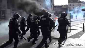 Riot police fire tear gas as thousands rally for school funding in France