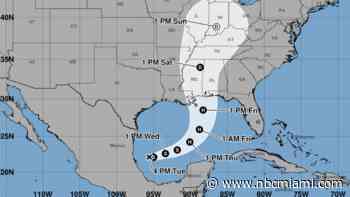 Tropical depression forms over the Gulf, forecast to strengthen quickly, NHC says