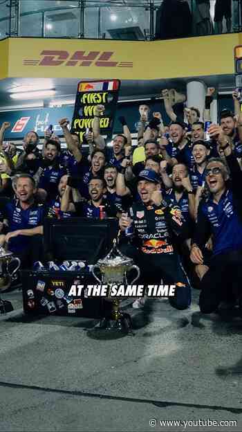 We kept pushing! 🏆 An incredible result for the whole Team 💪 #F1 #RedBullRacing #BahrainGP