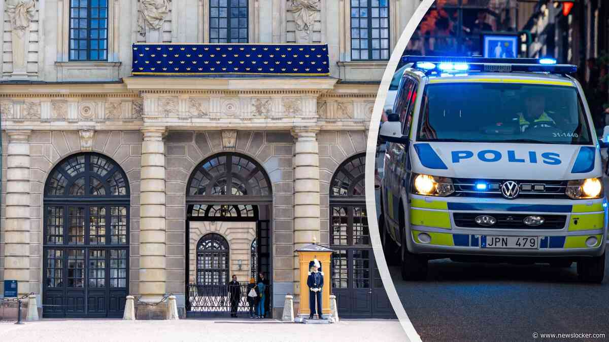 ’Man met mes neergeschoten bij koninklijk paleis in Stockholm: gedroeg zich agressief’