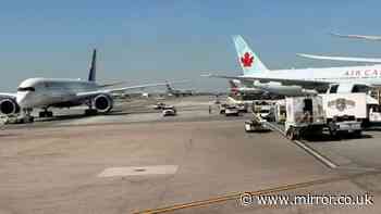 Delta and Air Canada planes collide on tarmac at Los Angeles International Airport