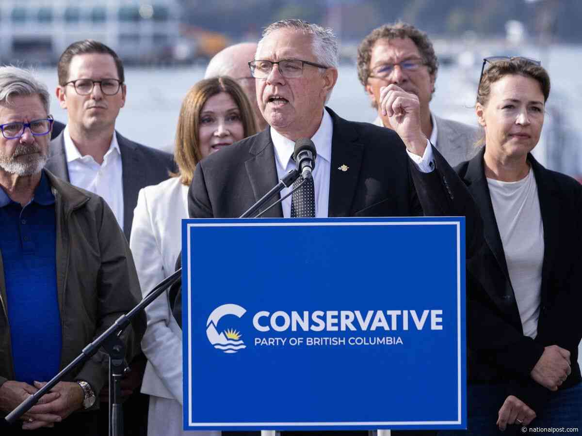 B.C. Conservatives have five-point lead over NDP as voting day nears: survey