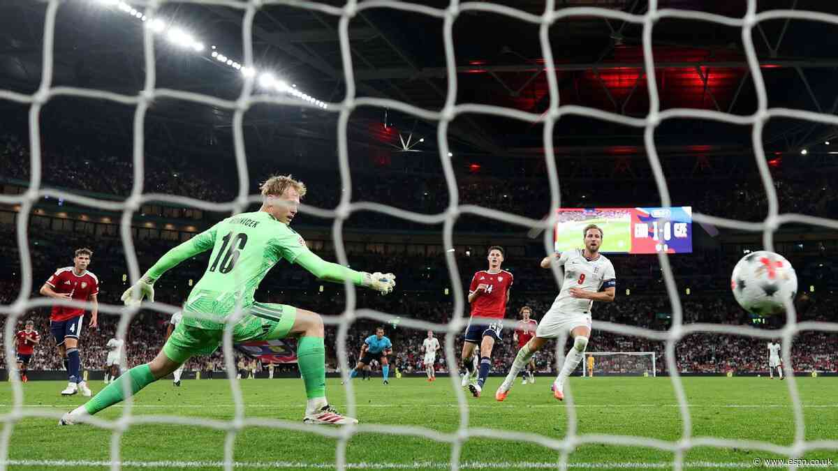 Kane eyeing 100th goal after tying cap record