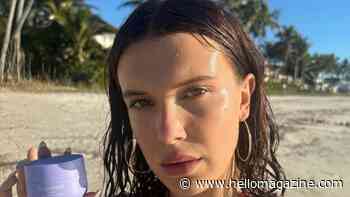 Millie Bobby Brown, 22, rocks Baywatch-inspired swimsuit on vacation, weeks after welcoming baby boy