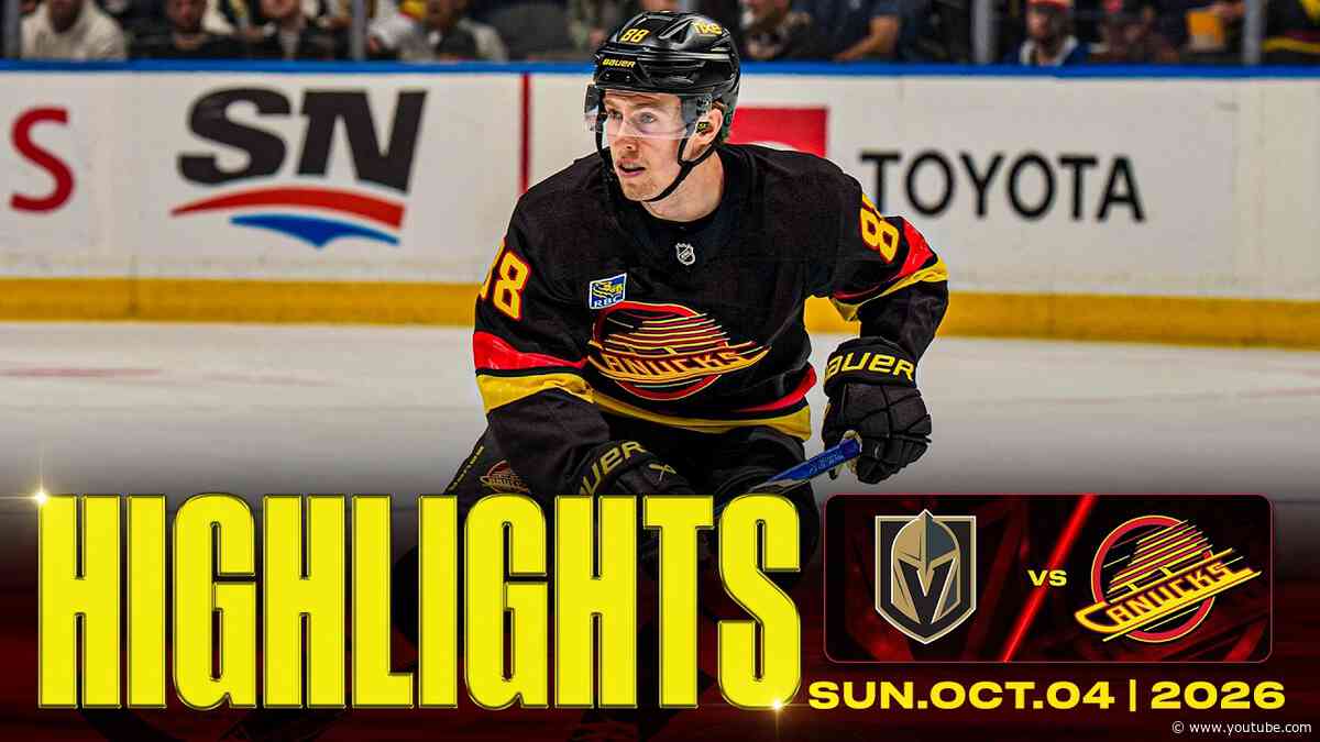 Game in 10 | Vancouver Canucks vs. Vegas Golden Knights (Oct 4 2026)