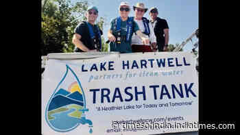 Lake Hartwell Shoreline Cleanup: Drought exposes long-hidden trash; volunteers pull record 36 tires