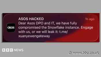 What can I do to protect myself after 'Asos hacked' message?