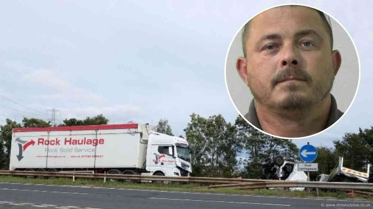 Lorry driver caused 'catastrophic' injuries by ploughing into vehicles in A1 horror crash