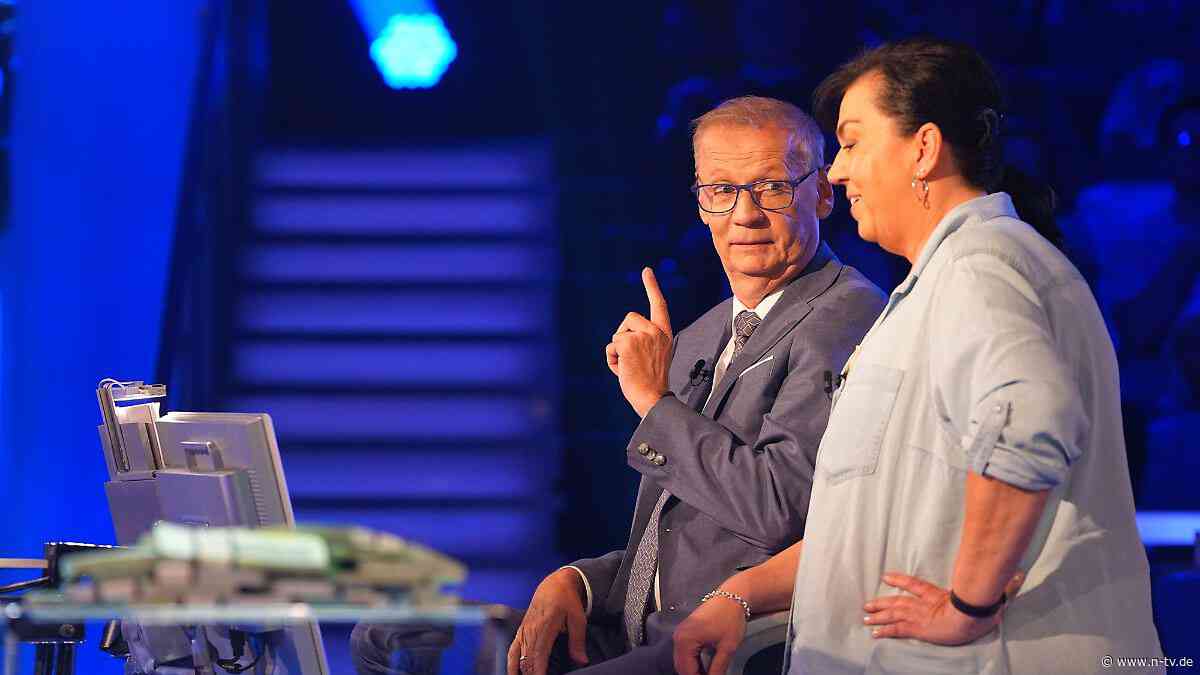 "Wer wird Millionär?": Freche Ex-Finanzbeamtin bringt Jauch aus der Fassung
