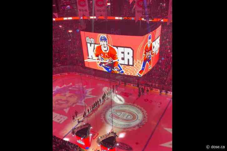 Boos for Chris Kreider and Kirby Dach during the Habs’ player introductions