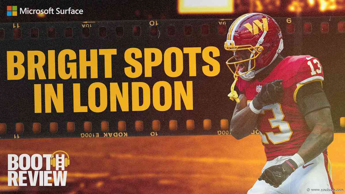 🇬🇧 LONDON SHOWDOWN: Commanders Fall to Colts 30-13 | Booth Review | Washington Commanders | NFL