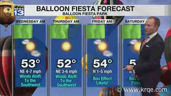 Beautiful fall weather continues for Balloon Fiesta this week