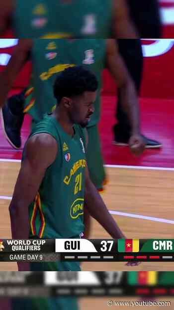 He's literally playing like a 2K player 😭🎮 #FIBAWC