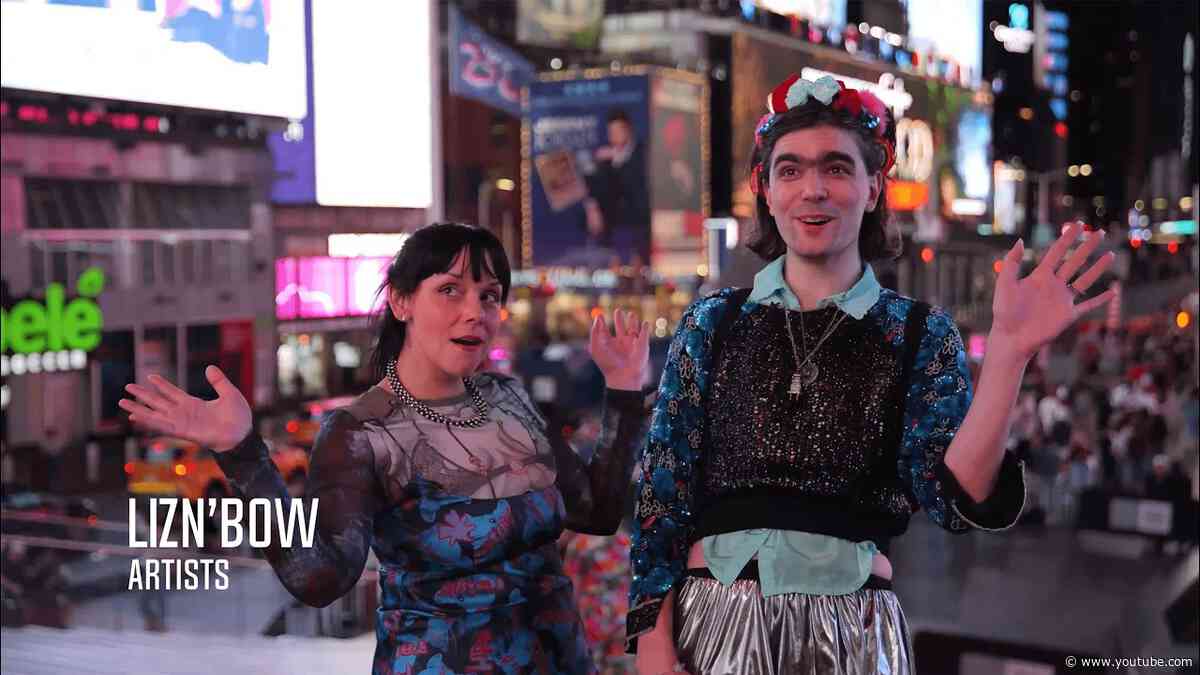 LIZN'BOW on Times Square three-part artistic takeover "El Mundo es Niña"