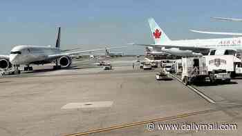 Delta plane collides with Air Canada flight on tarmac at Los Angeles airport as FAA probes what went wrong