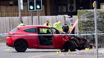 Motorist 'intended to kill crowd of people with his car' when he ploughed into group and fatally injured footballer outside bar, murder trial hears
