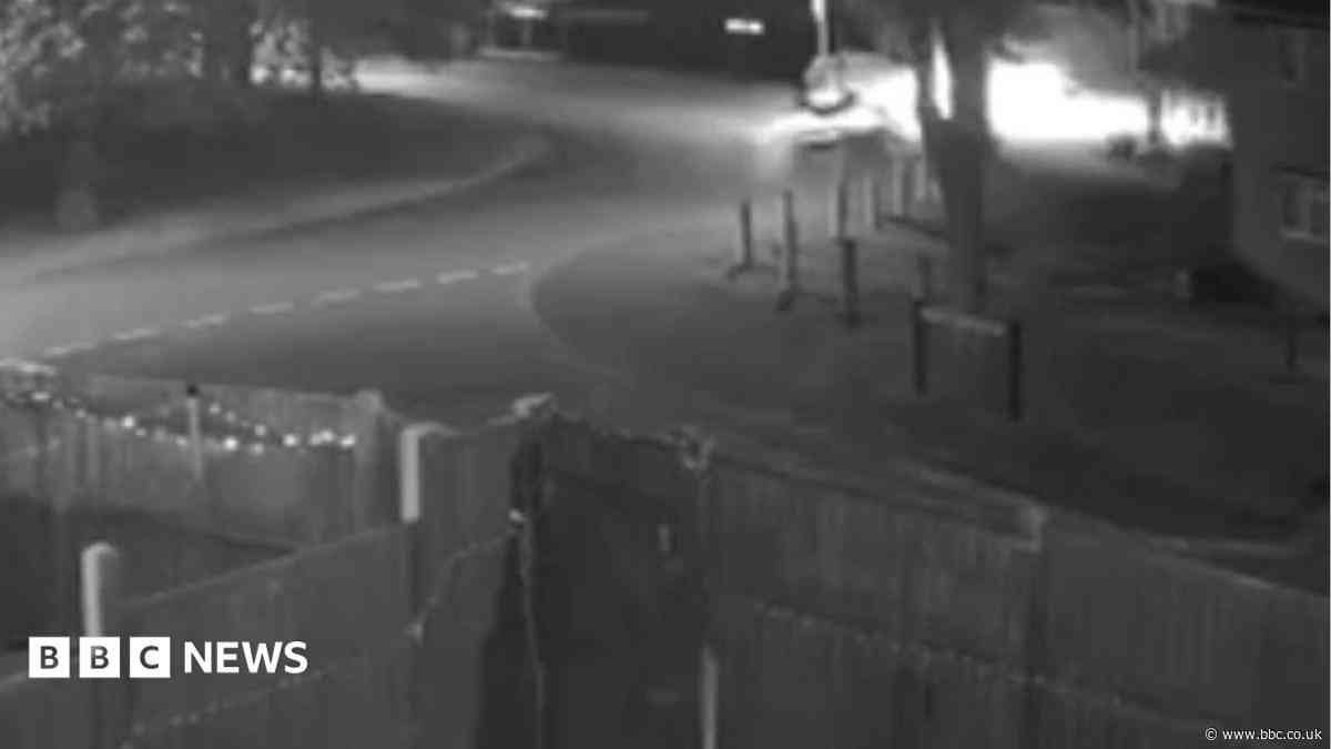 Watch: Moment car crashes into home caught on CCTV
