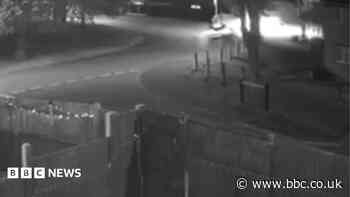 Watch: Moment car crashes into home caught on CCTV