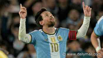 Lionel Messi leaves Argentina stars and fans in tears as he pays poignant tribute to his late father on Buenos Aires farewell: 'I don't want to leave'