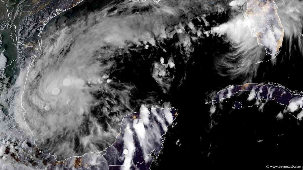 Tropical Depression Nine develops in the Gulf