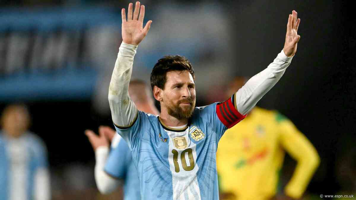 Messi marks tearful Argentina farewell with goal: Wish I could play forever