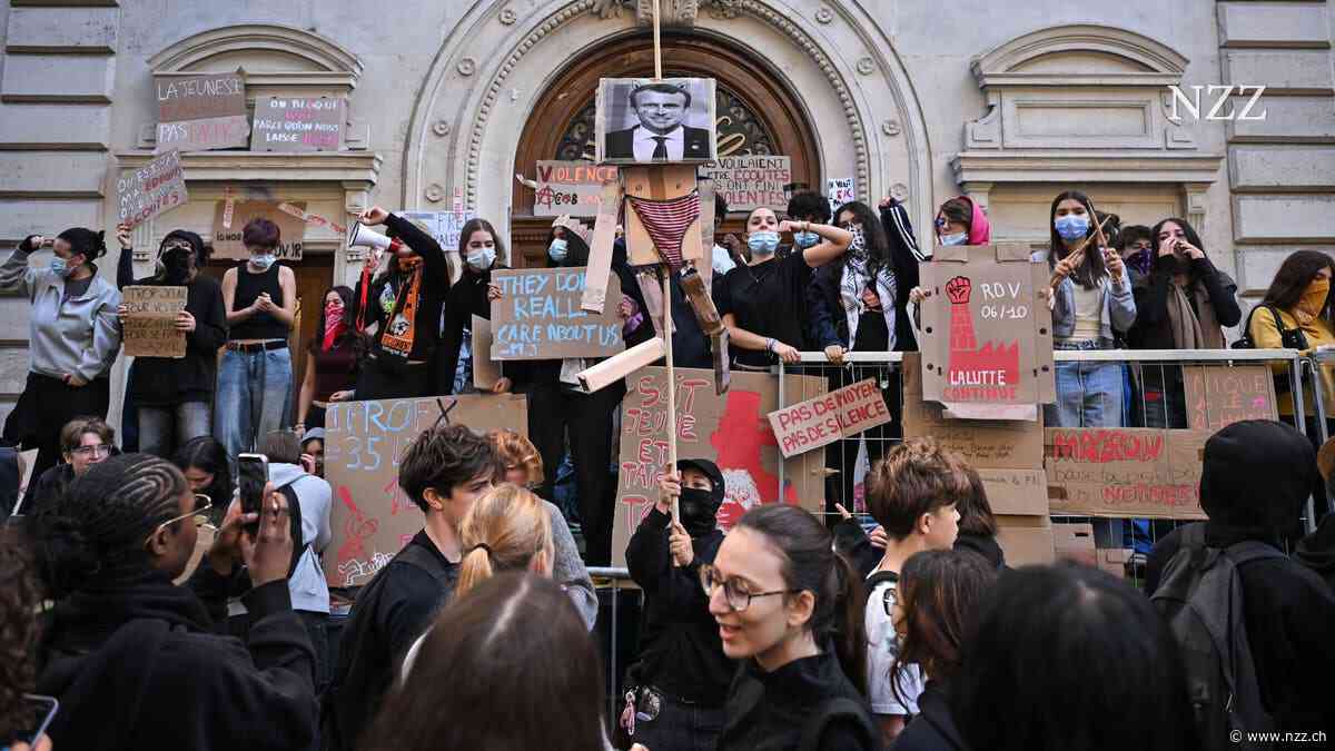 Wie extreme Linke und Terrorsympathisanten die Schülerproteste in Frankreich unterwandern