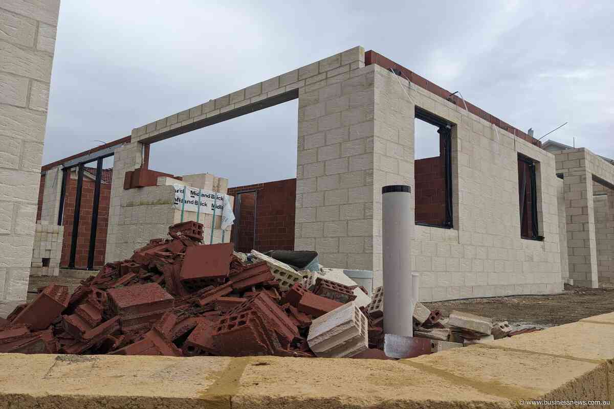 WA housing starts up, completions down
