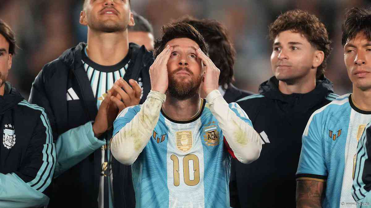 Unfassbarer "Letzter Tango" : Argentinien legt sich weinendem Lionel Messi emotional zu Füßen