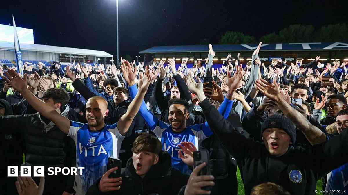 Hatters charged after play-off pitch invasion